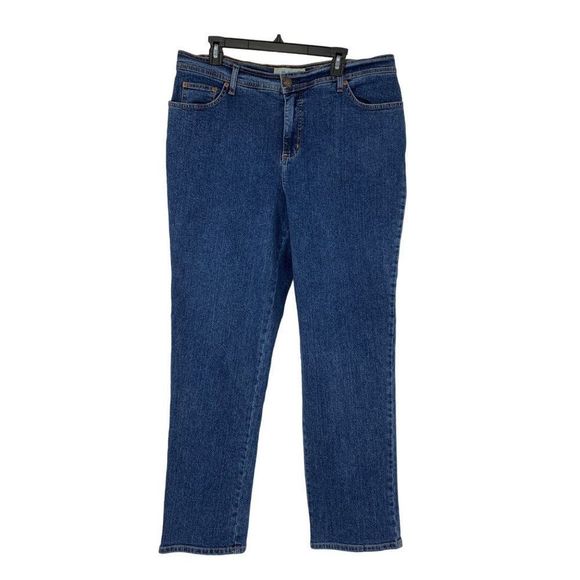 Faded Glory Denim - Womens Faded Glory Jeans Straight Relaxed Size 18W Heavy Duty Denim 3082